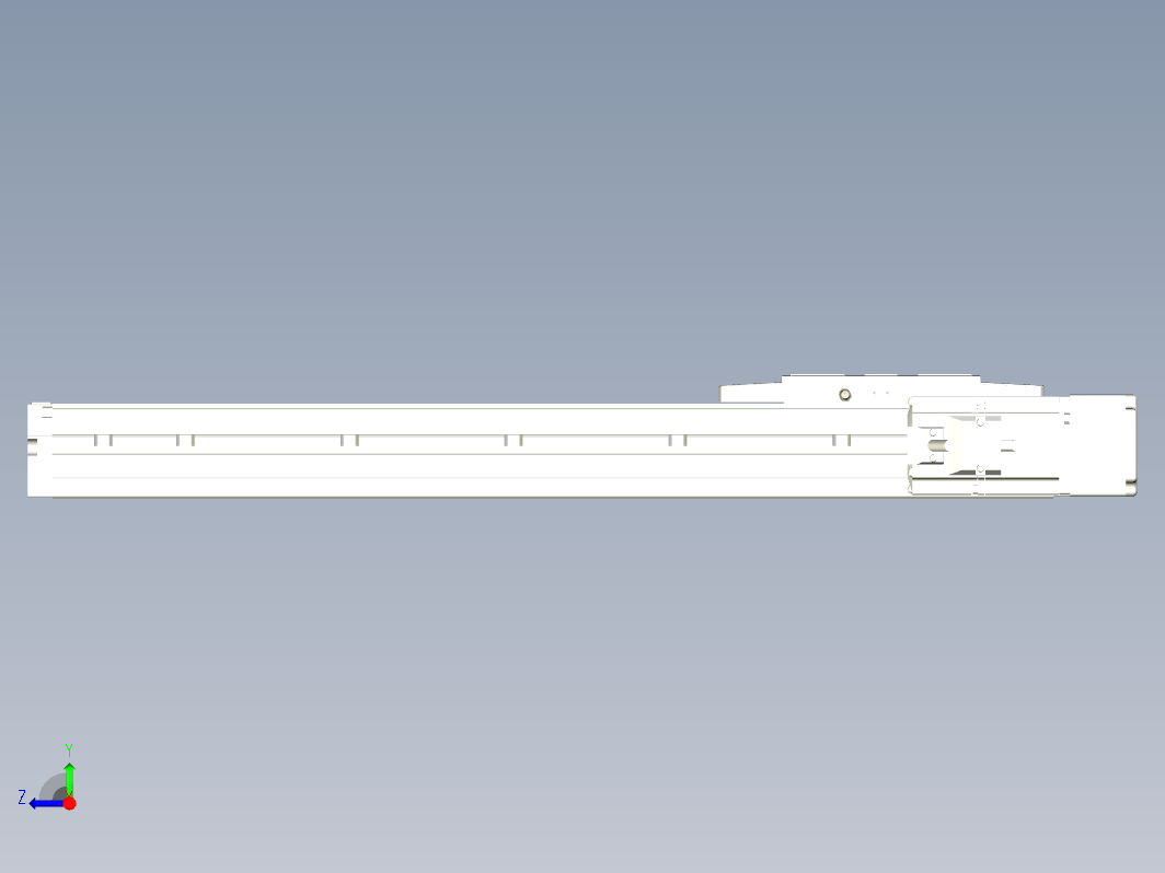 轨道内嵌式螺杆滑台KGH12-400-BR-400W-C4