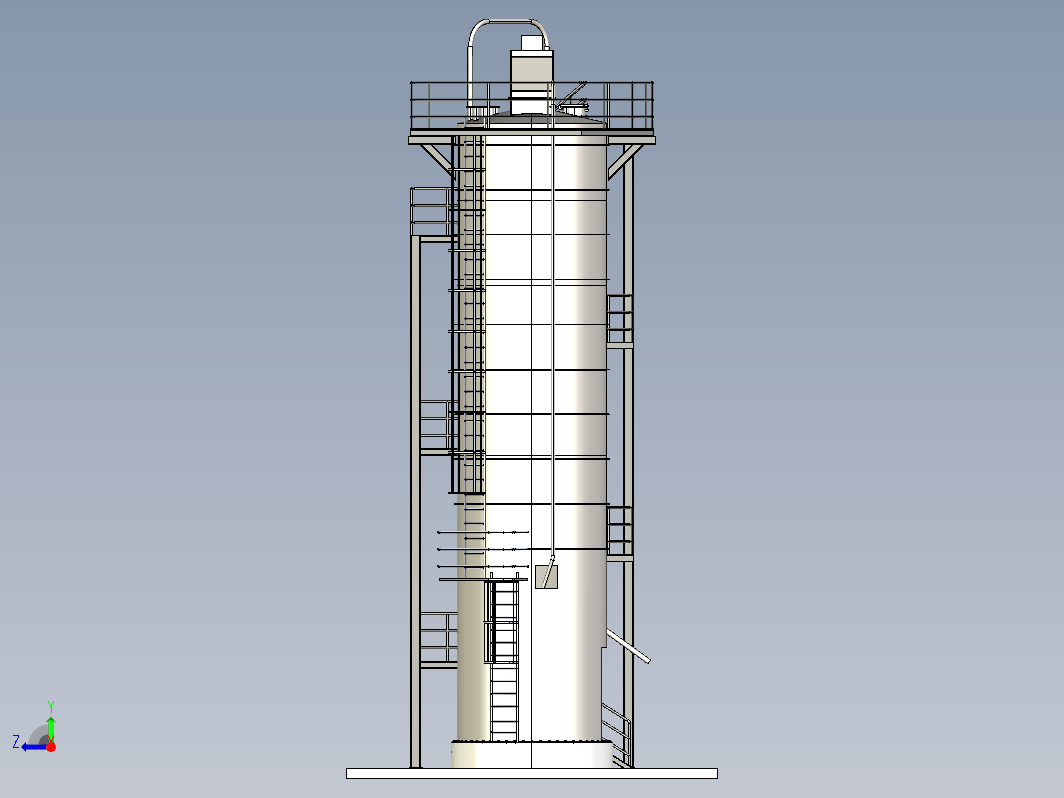 储料仓3D数模图纸