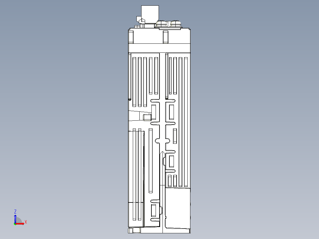 标准型伺服驱动器01052536-WXSTEP_B00（整机3D模型）