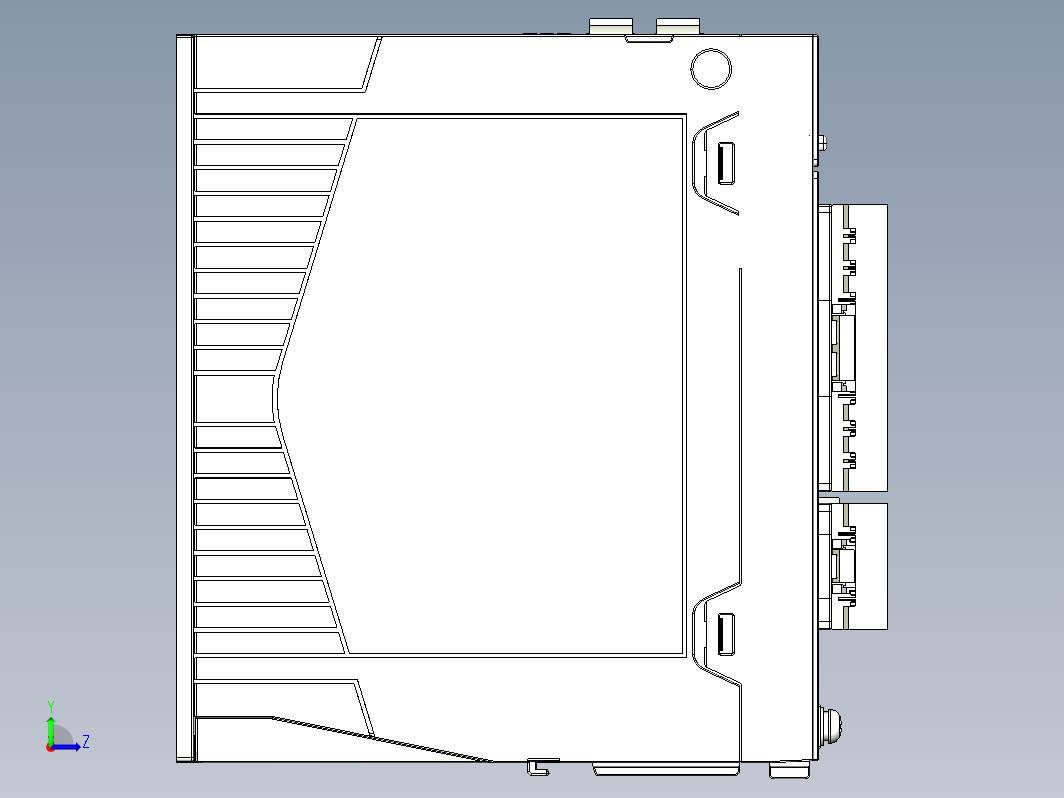 标准型伺服驱动器01052536-WXSTEP_B00（整机3D模型）