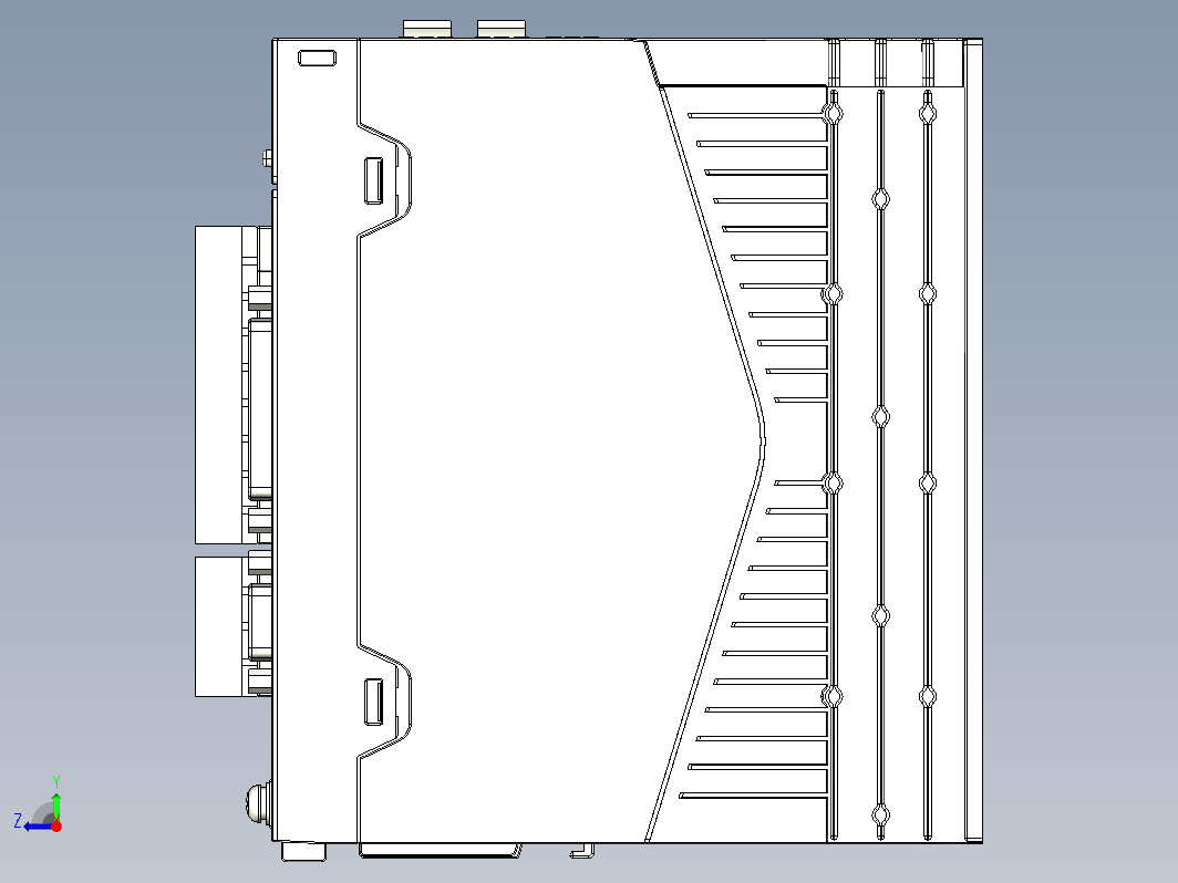 标准型伺服驱动器01052536-WXSTEP_B00（整机3D模型）