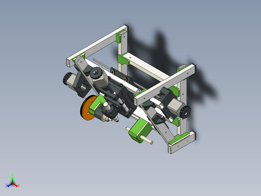 CNC雕刻机床结构 30x15x2