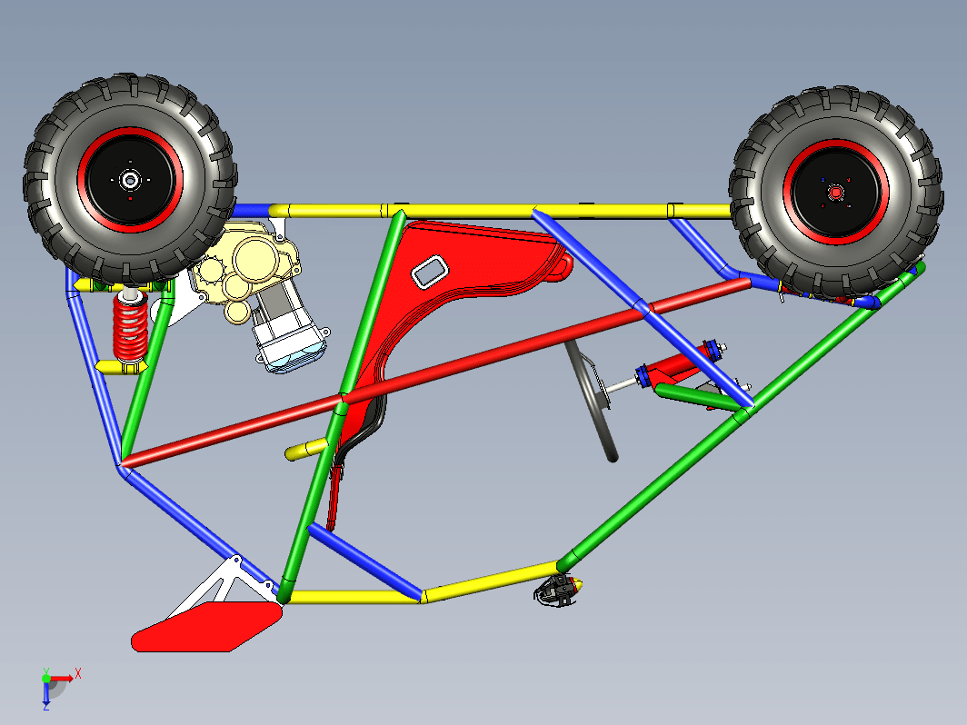 kartcross 250卡丁钢管赛车结构