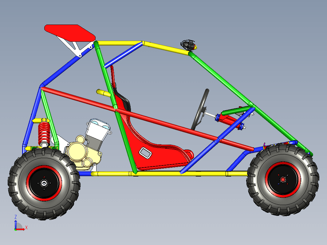 kartcross 250卡丁钢管赛车结构
