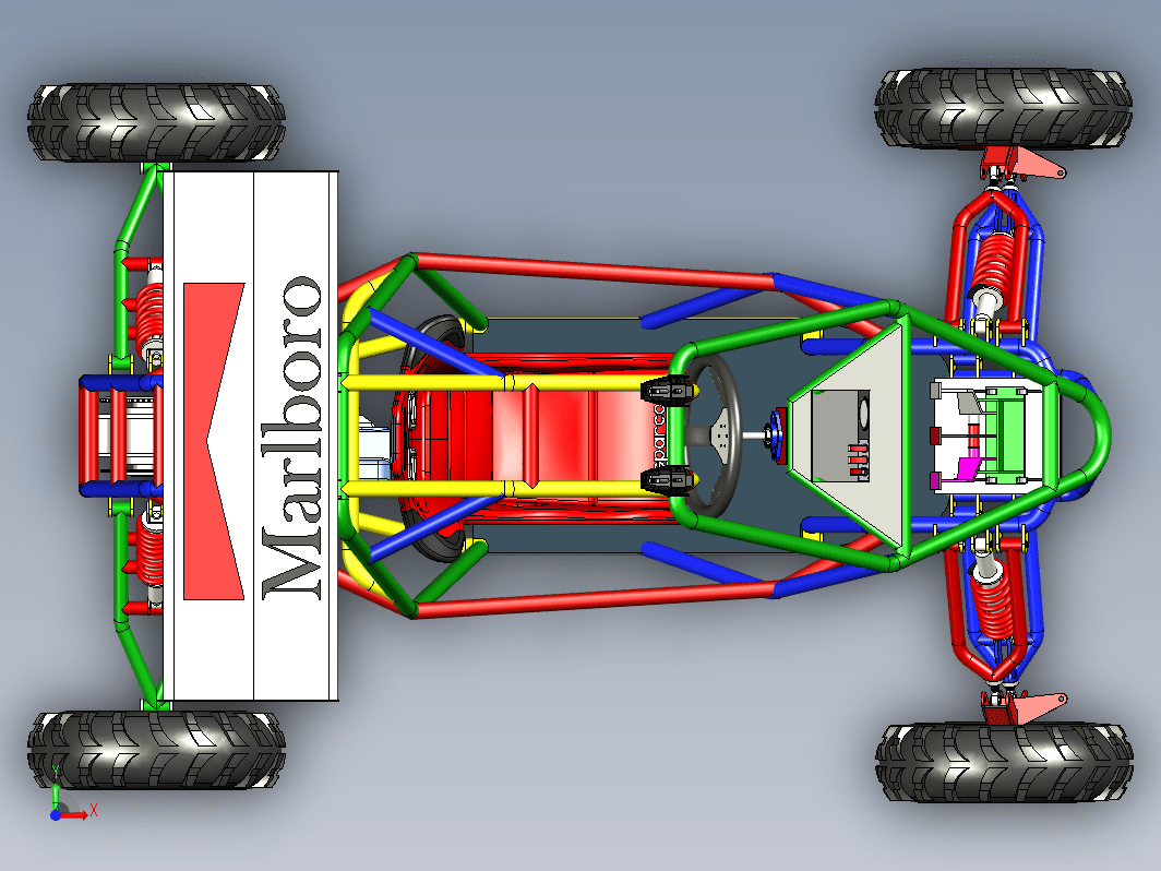 kartcross 250卡丁钢管赛车结构