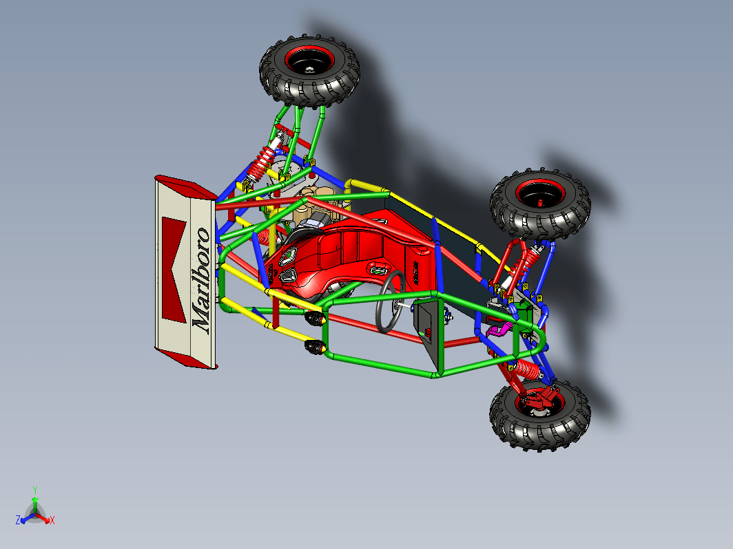 kartcross 250卡丁钢管赛车结构