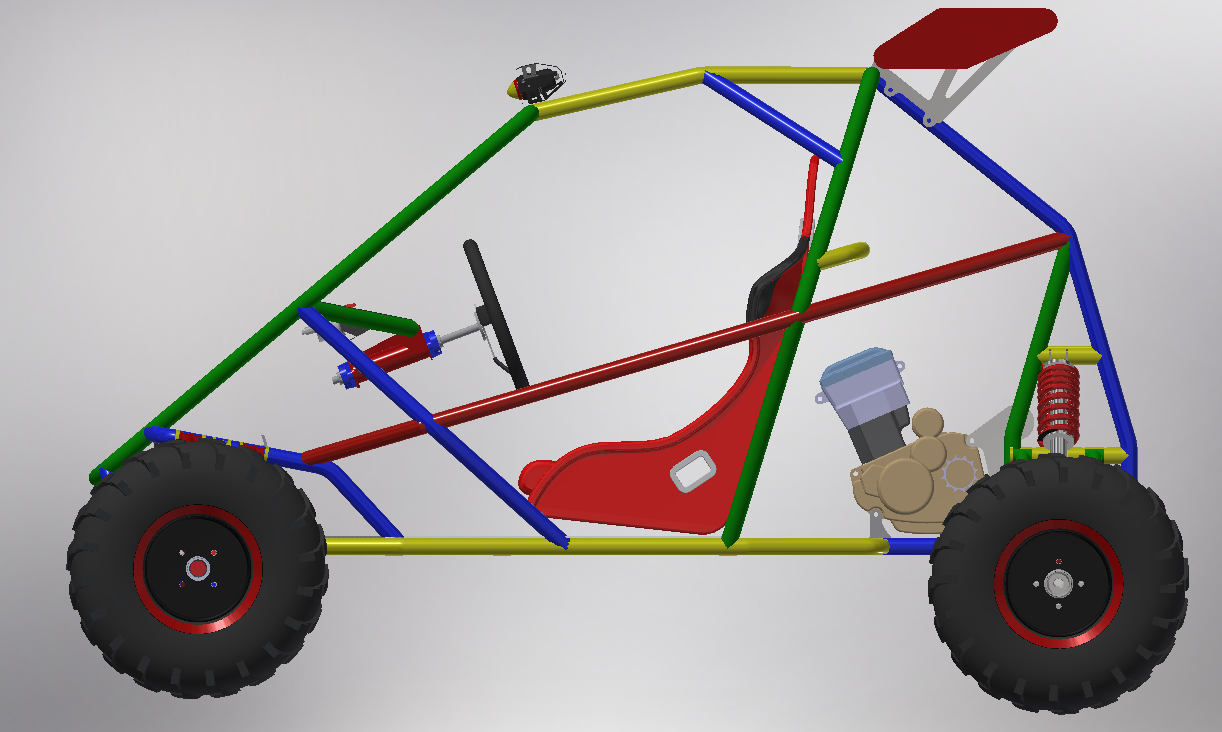 kartcross 250卡丁钢管赛车结构