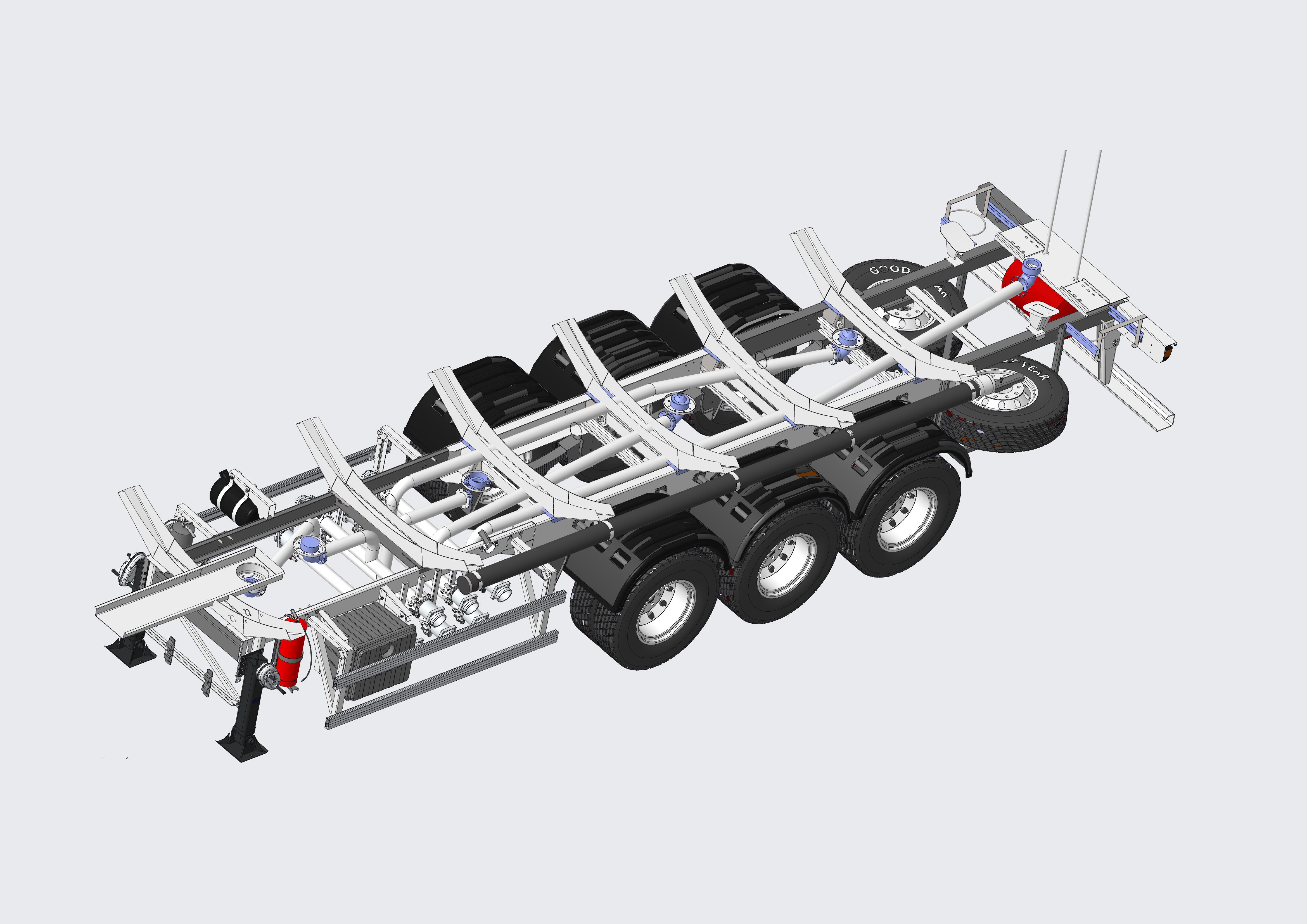 拖车底盘 Trailer chassis