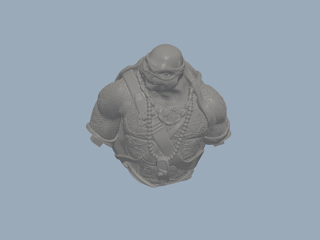 忍者神龟 柳丁花 高精度3D打印模型