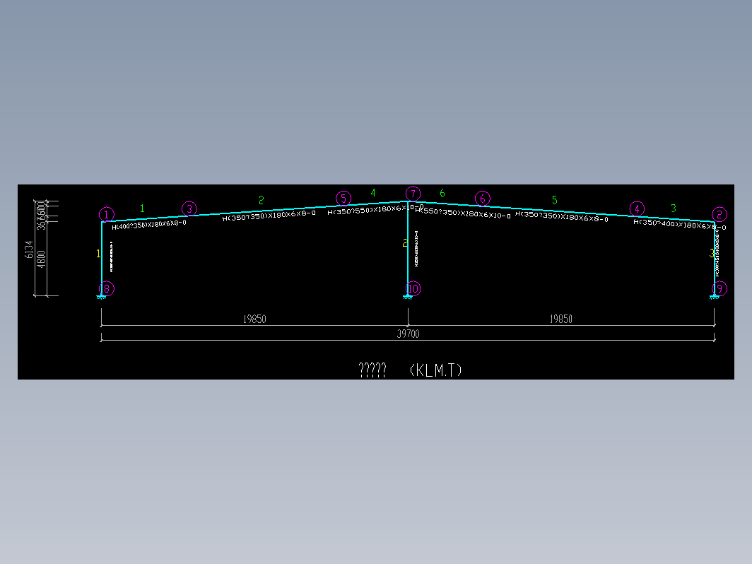 钢结构拆图必用结构CAD