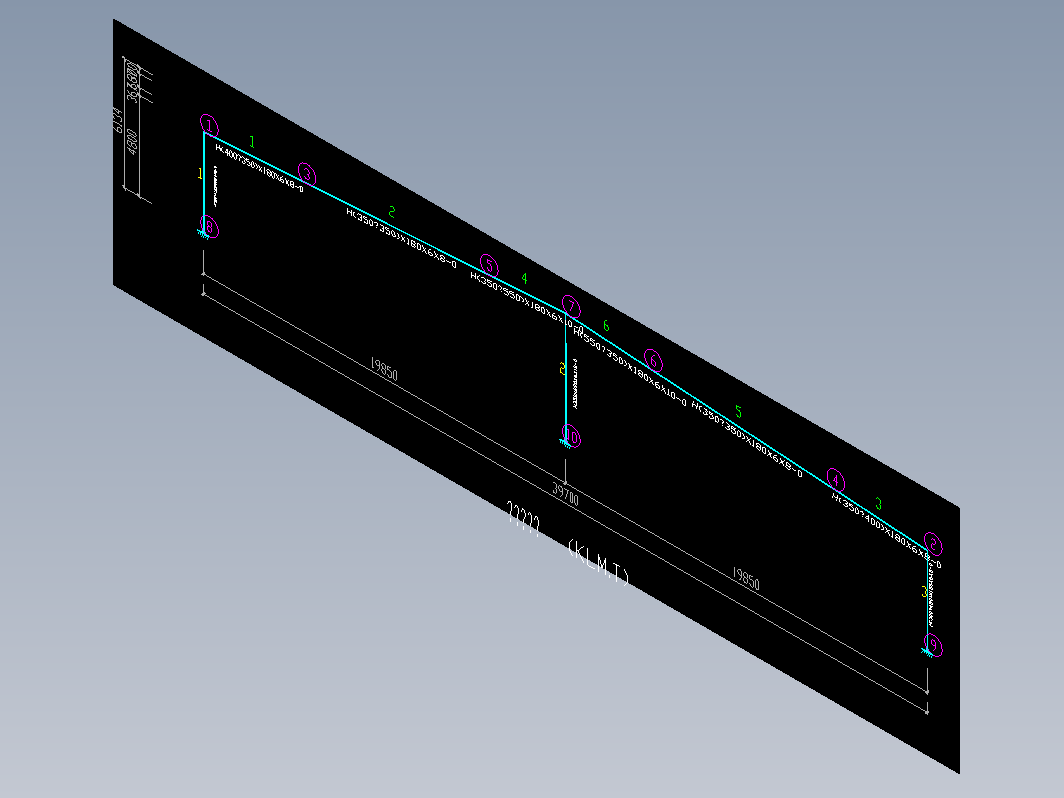 钢结构拆图必用结构CAD