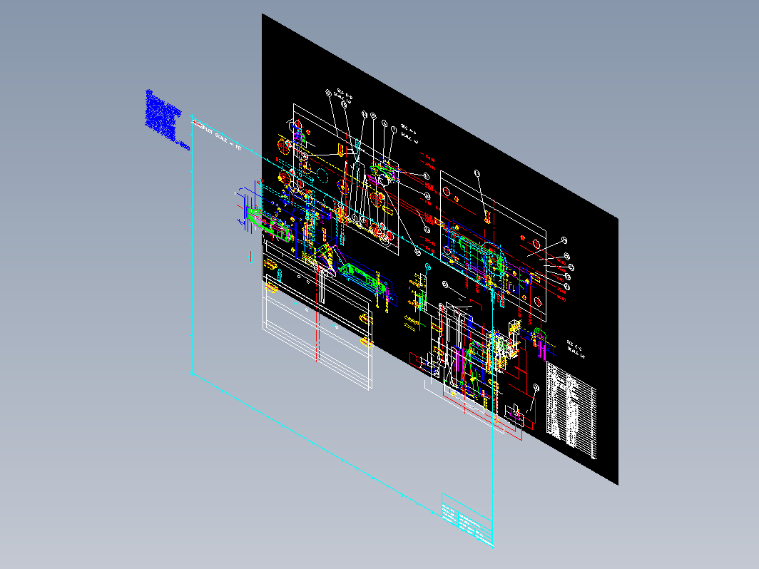 模具结构图—016斜行位