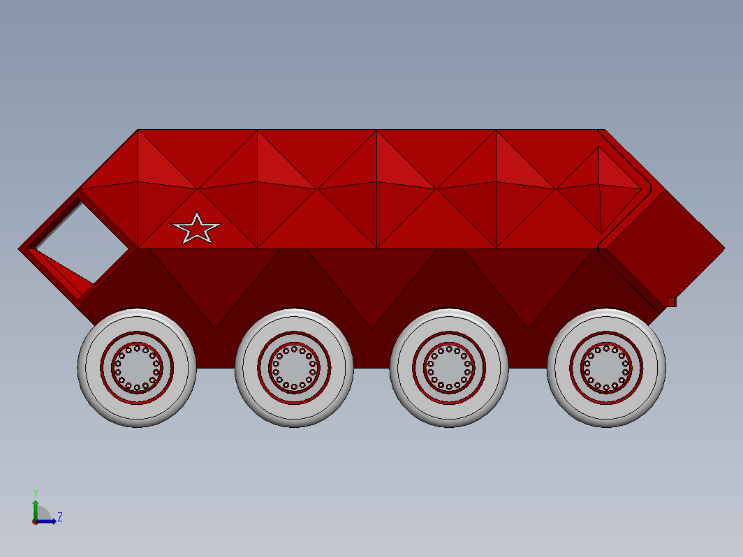 长筒型救援车