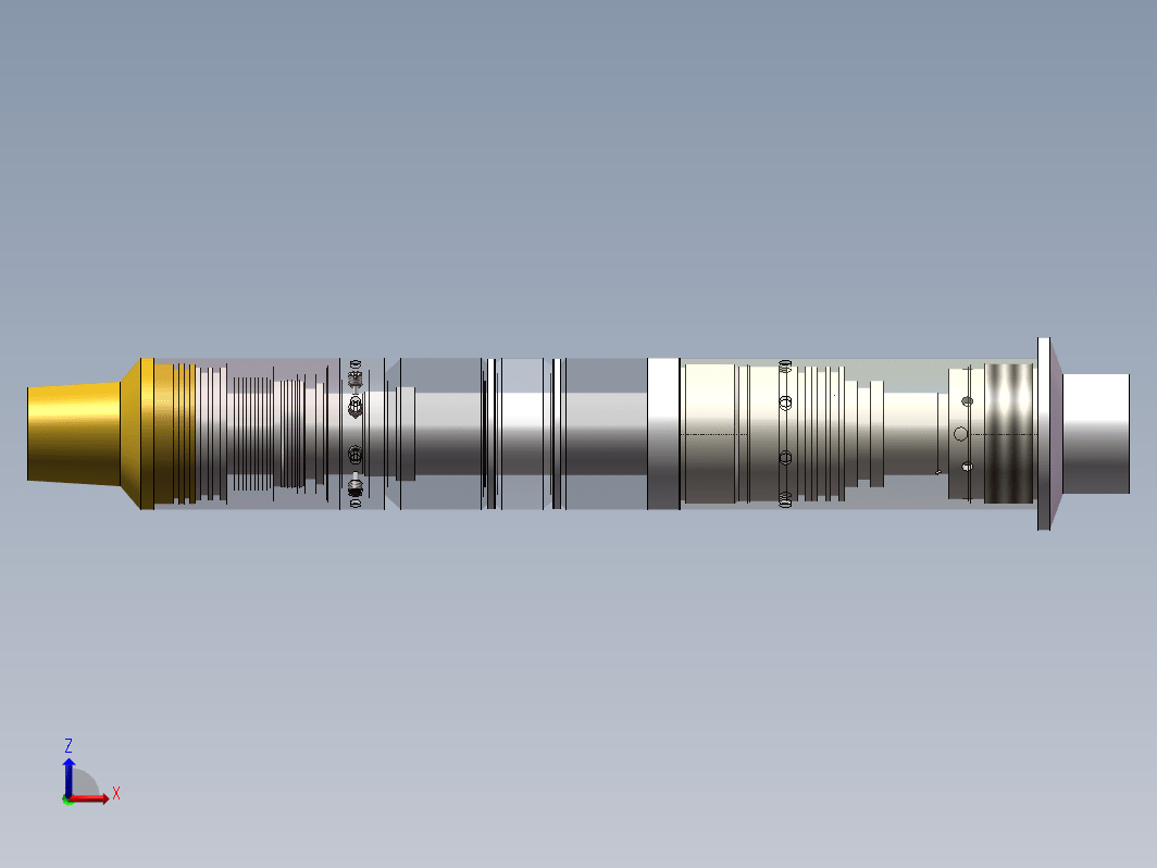 Y341-114型封隔器三维SW2016带参