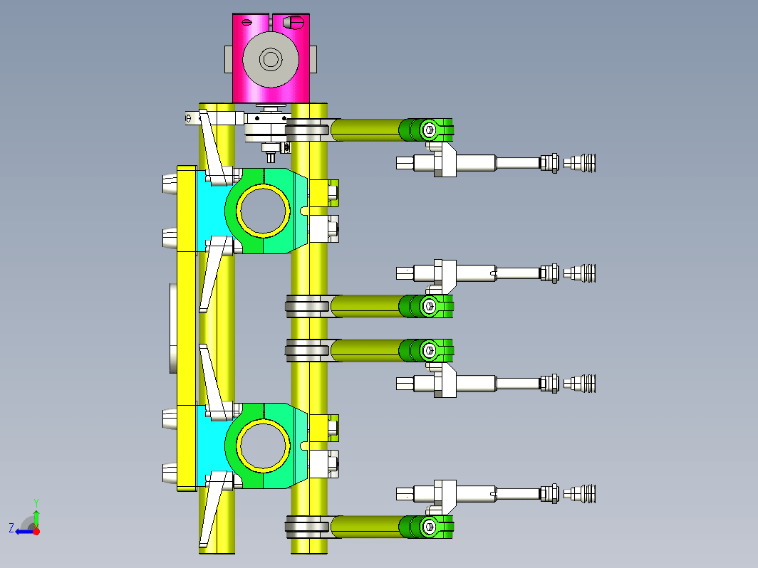 柔性真空吸盘夹具设计模型