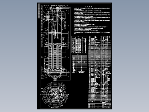 R0501流化床反应器图纸
