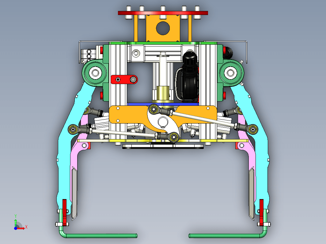 夹袋器袋子夹持机构 bag gripper