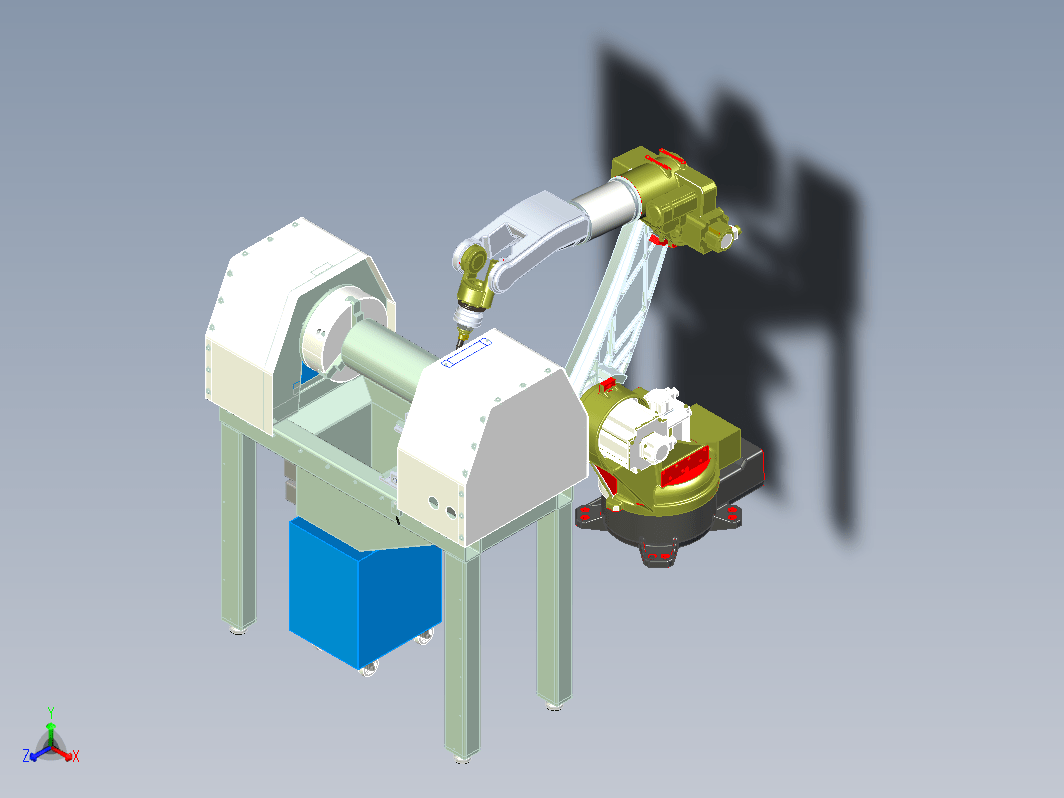 圈圆封边机器人自动化焊接设计