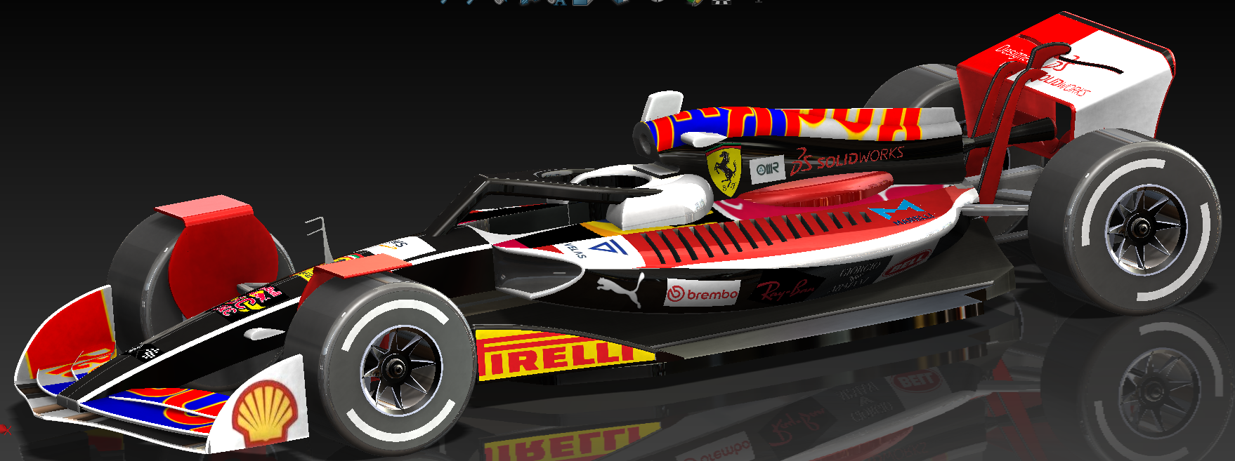 法拉利F1汽车设计