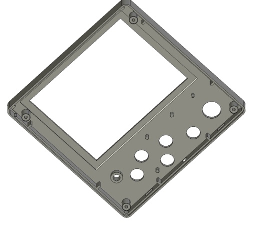 中央空调控制器面板注塑模具设计三维Step+CAD+说明书缩略图