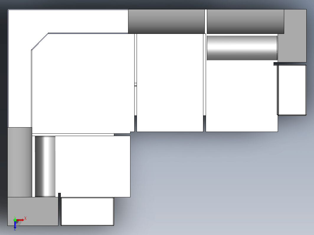 simple-sofa简易沙发模型3D图