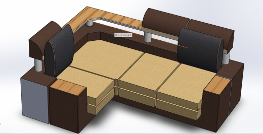 simple-sofa简易沙发模型3D图缩略图