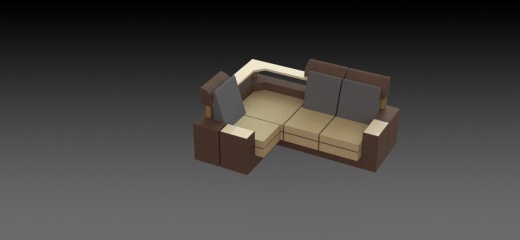 simple-sofa简易沙发模型3D图缩略图