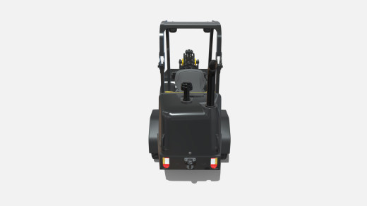 小型轮式装载机3D模型缩略图
