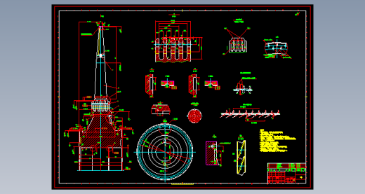 汽轮机末级叶轮及叶片 CAD