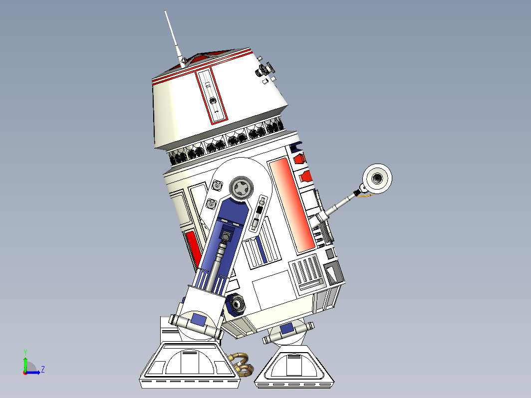 R5-D4星球大战机器人