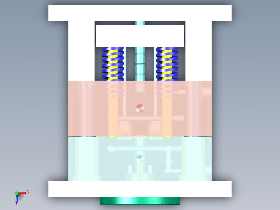 蝶形螺帽注塑模具设计-一模四腔三维Step+CAD+说明书