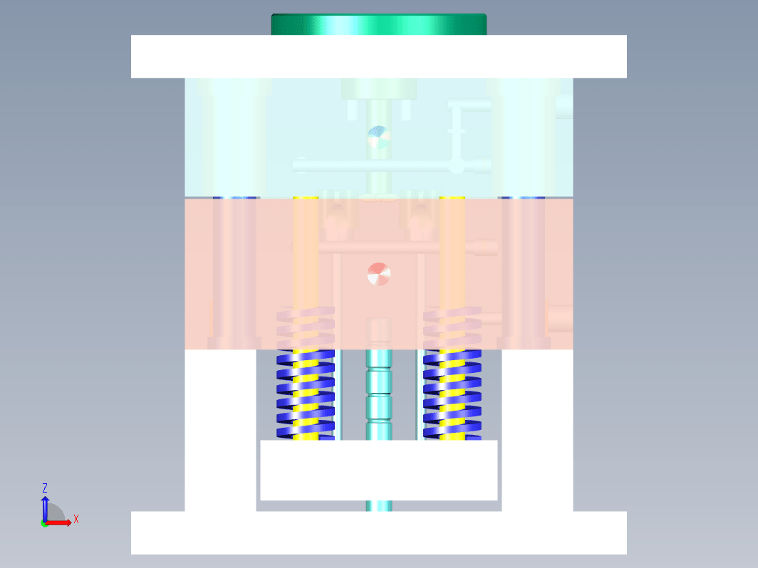 蝶形螺帽注塑模具设计-一模四腔三维Step+CAD+说明书