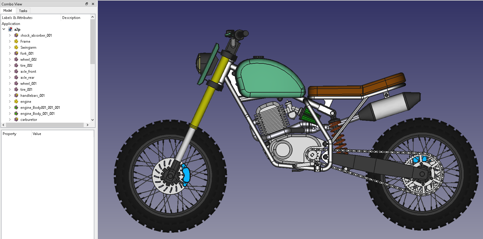 Scrambler Bike简易摩托车