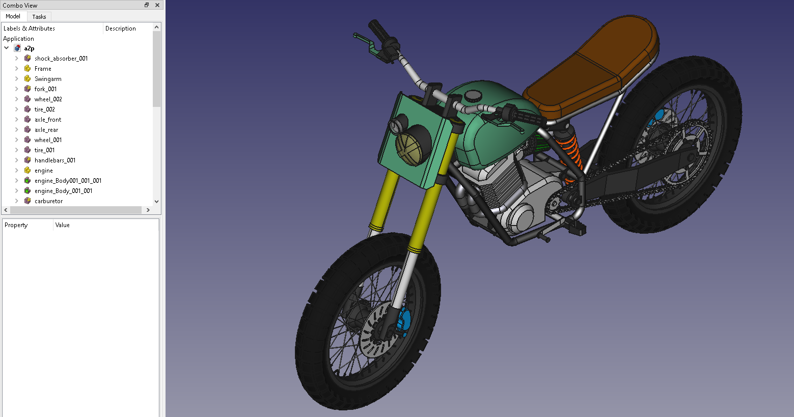 Scrambler Bike简易摩托车