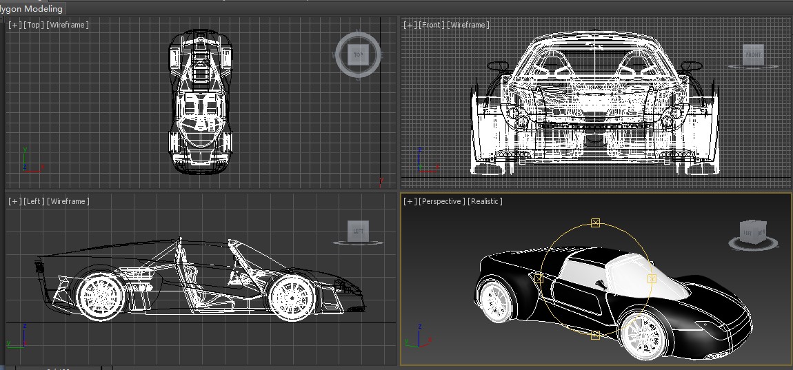 Orca跑车模型3D图纸