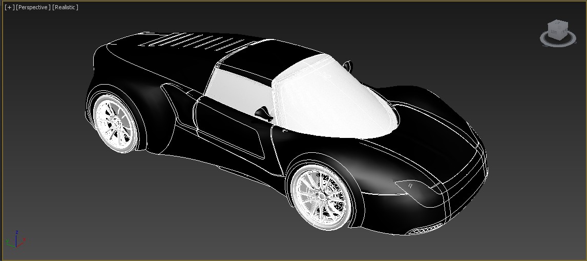 Orca跑车模型3D图纸