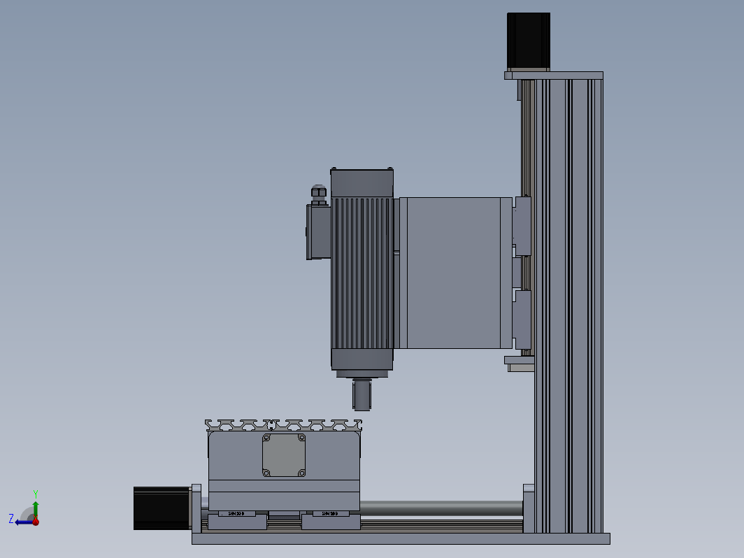 200x200x15小型数控机床