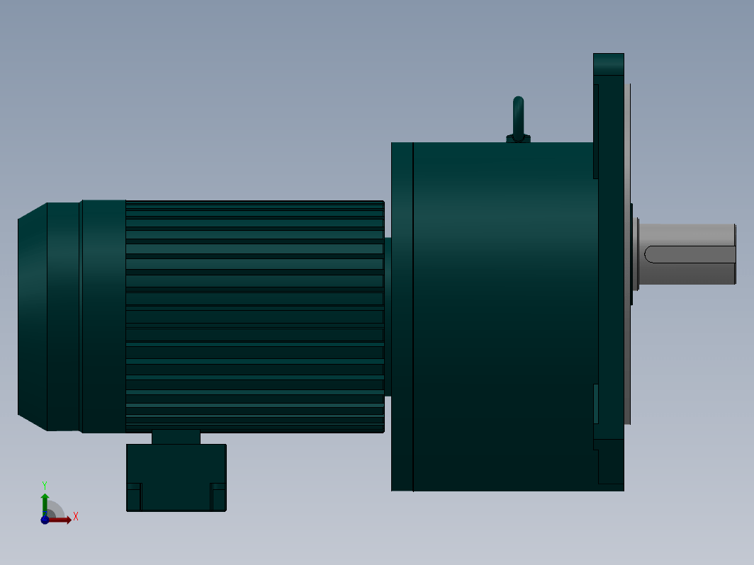 CV-50-2200-50～100立式三相铝壳(刹车)马达减速机[CV-50-2200-50-G4]