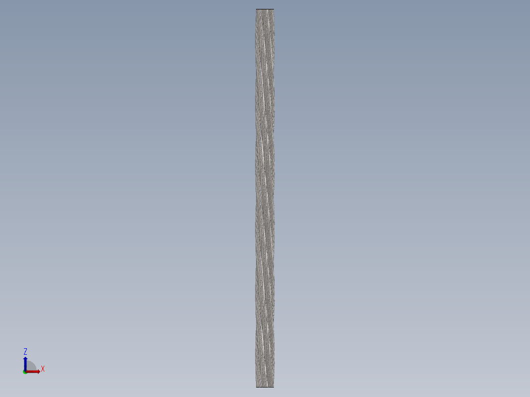 0.5英寸 6x19起重机钢丝绳模型