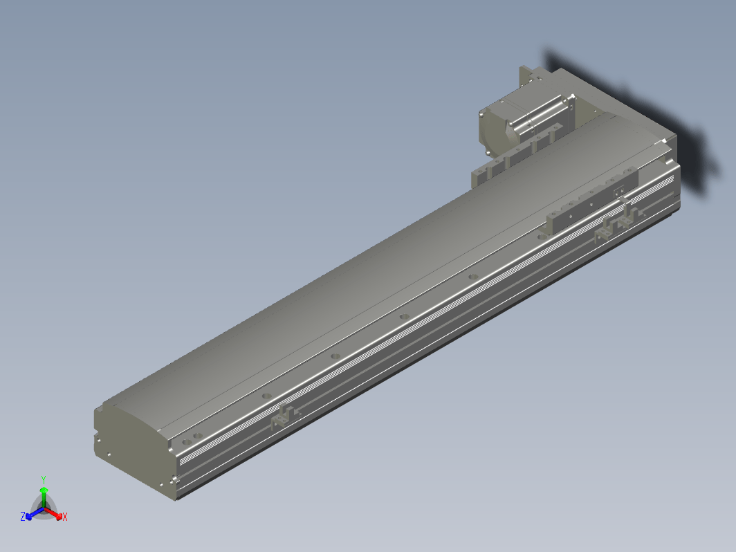 MT120BS-L500 直线模组 滑台模型.MT120BS.L10.500.BL.M40B.C4.3D