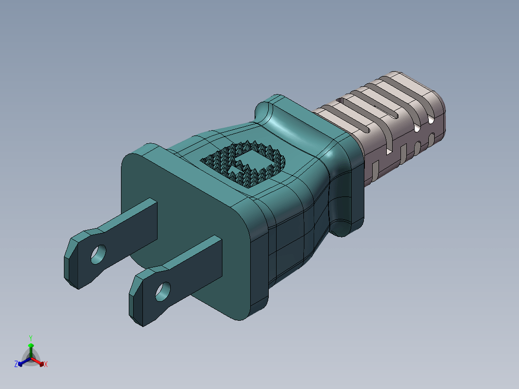 solidworks插头