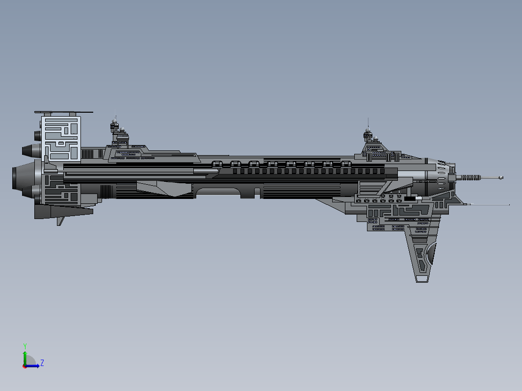 HBS Hammernaught宇宙战舰太空飞船