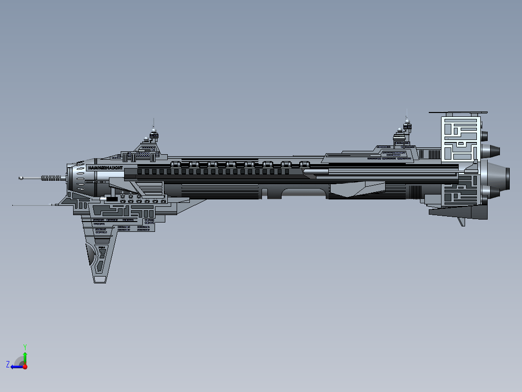 HBS Hammernaught宇宙战舰太空飞船