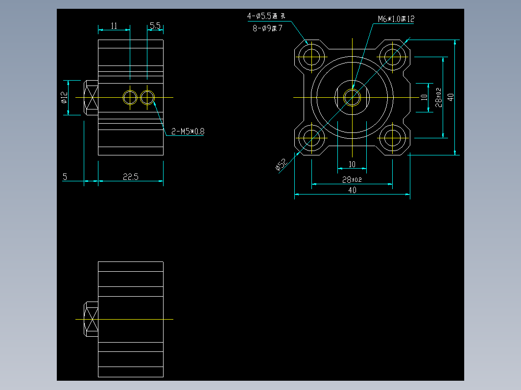 气缸 CQ2B25-D