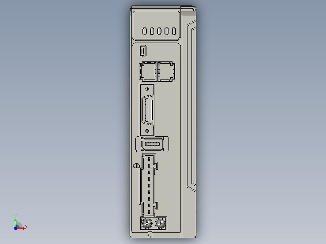 雷赛L7-L系列私服驱动器3D模型