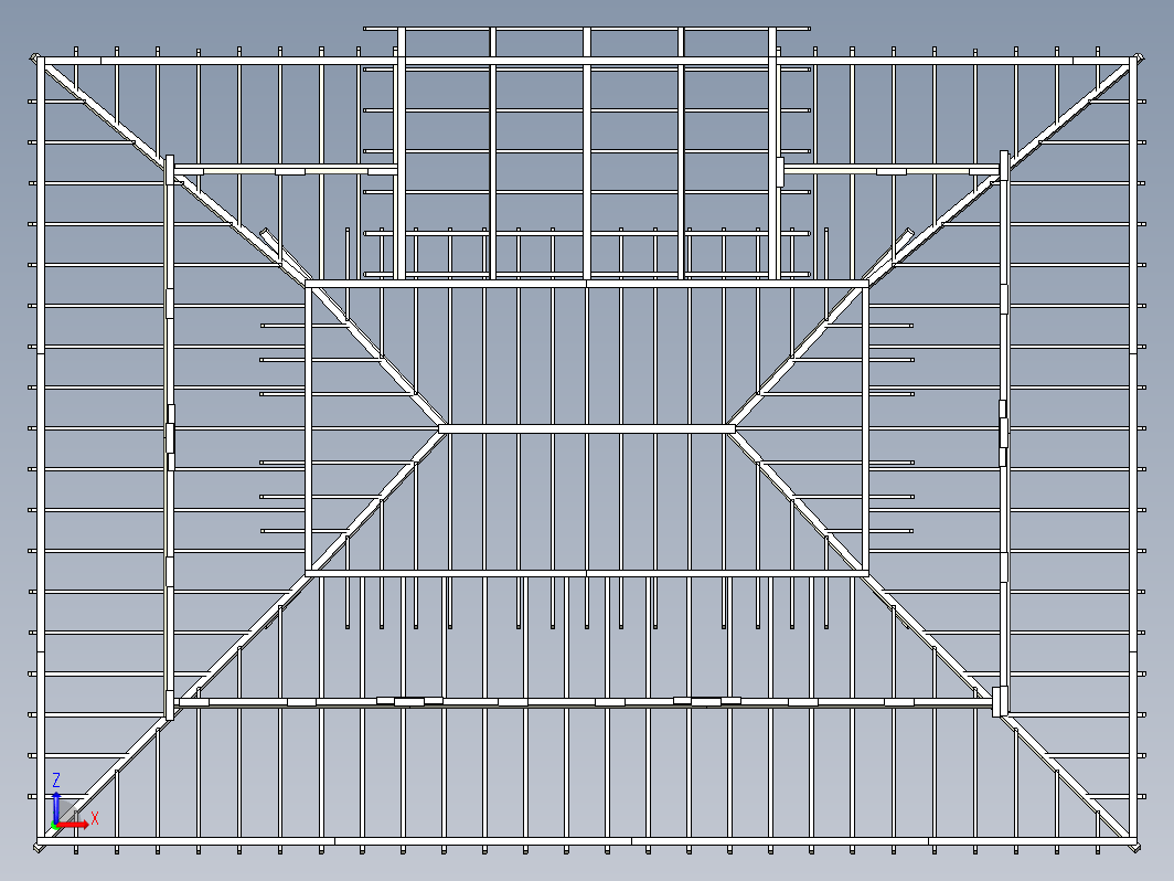 木屋顶结构 roof structure