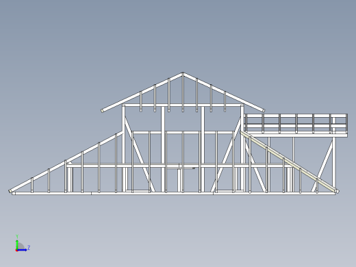 木屋顶结构 roof structure缩略图