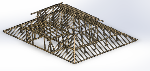 木屋顶结构 roof structure缩略图