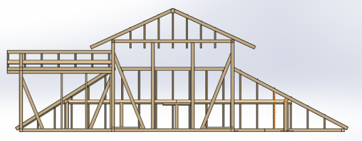 木屋顶结构 roof structure缩略图