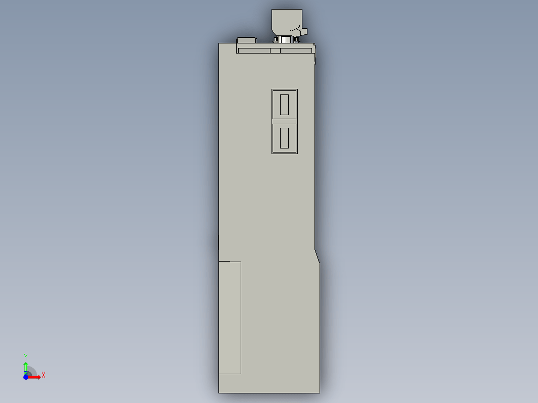 标准型伺服驱动器01050372-WXSTEP_B00(整机3D模型)